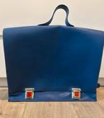 Sac en cuir, Bijoux, Sacs & Beauté, Sacs | Cartables, Cuir, Enlèvement ou Envoi, Utilisé, Bleu