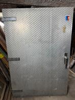 Porte de chambre froide ancienne, Bricolage & Construction, Châssis & Portes coulissantes, 75 à 150 cm, Aluminium, Enlèvement