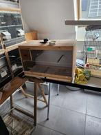 Parkieten kweekkooi, Ophalen