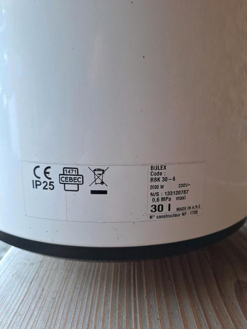 Bulex RBK30-6 30l, Doe-het-zelf en Bouw, Chauffageketels en Boilers, Gebruikt, Boiler, Ophalen