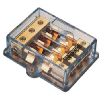 AGU zekering blok 1x 4GA in - 2x 8GA uit beschikbaar voor biedingen