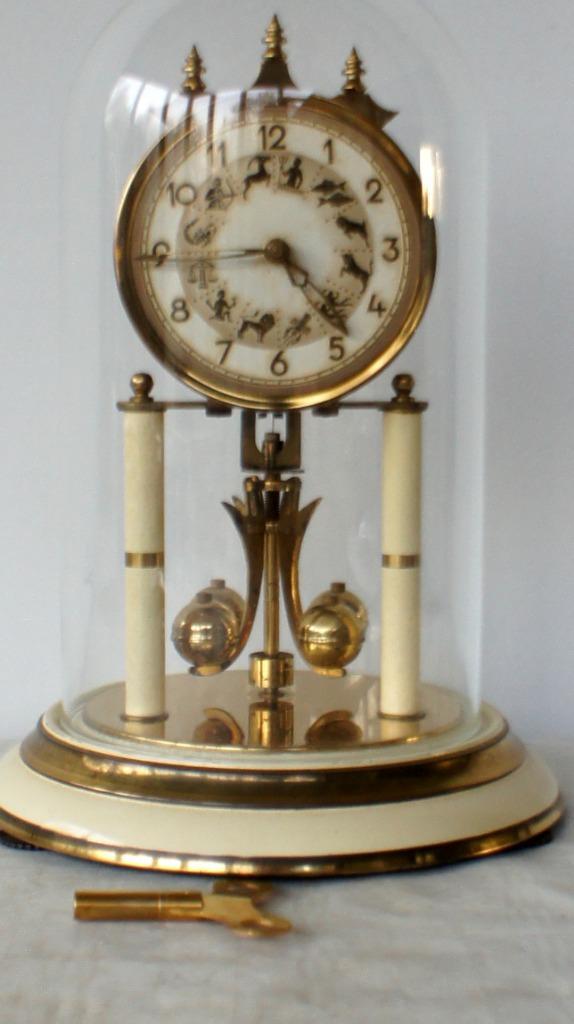 400 dagenklok mechanisch., Antiek en Kunst, Antiek | Klokken, Ophalen of Verzenden