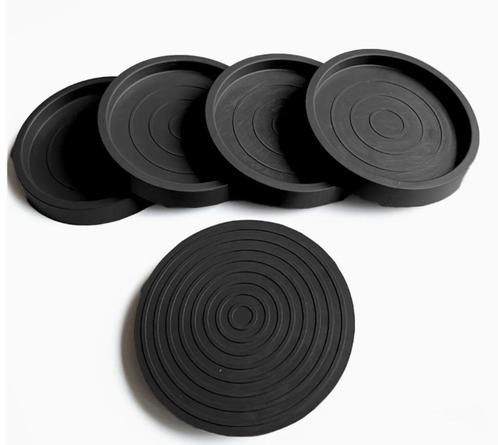 4 Antislip rubber pads - wasmachine, droogkast, meubels, Doe-het-zelf en Bouw, Ladders en Trappen, Nieuw, Ophalen of Verzenden