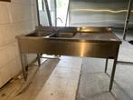 Spoeltafel Inox, Ophalen, Gebruikt, 75 cm of meer, 150 tot 200 cm
