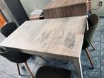 tafel met 6 stoelen, Huis en Inrichting, Ophalen, Gebruikt