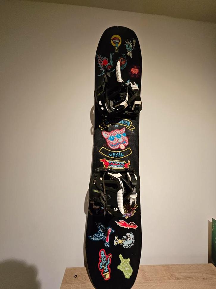 Salomon Kids Snowboard 120 cm, Sport en Fitness, Snowboarden, Zo goed als nieuw, Board, Ophalen