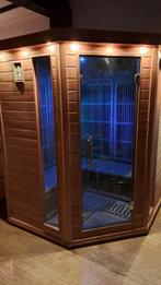Armoire d'angle IR de luxe à l'état neuf, Sports & Fitness, Sauna, Enlèvement, Comme neuf, Infrarouge, Sauna complet