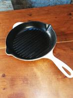 Skillet le creuset grillpan 26, Huis en Inrichting, Ophalen of Verzenden, Gebruikt