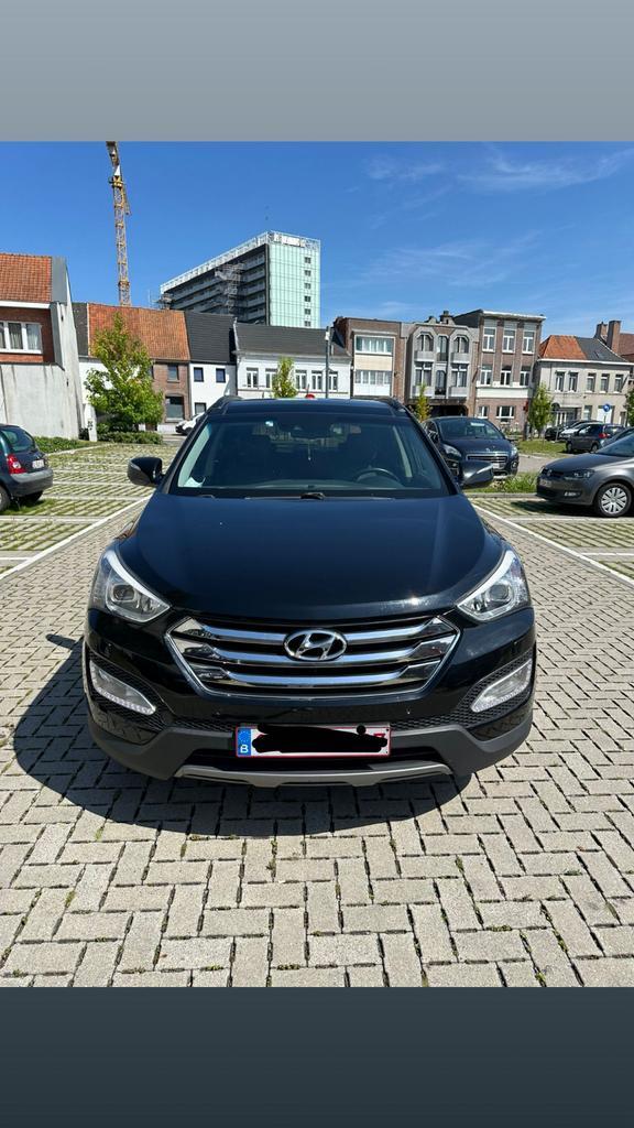 Hyundai Santa Fe 2014 –2.0 CRDi–Euro 6 –Diesel–7 zitplaatsen, Autos, Hyundai, Particulier, Santa Fe, 4x4, Air conditionné, Bluetooth
