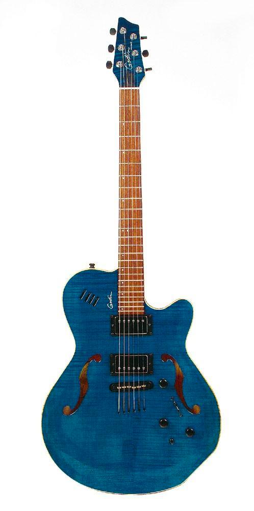 Godin Flat Five X Signature Series Hollow Body, Musique & Instruments, Instruments à corde | Guitares | Électriques, Comme neuf