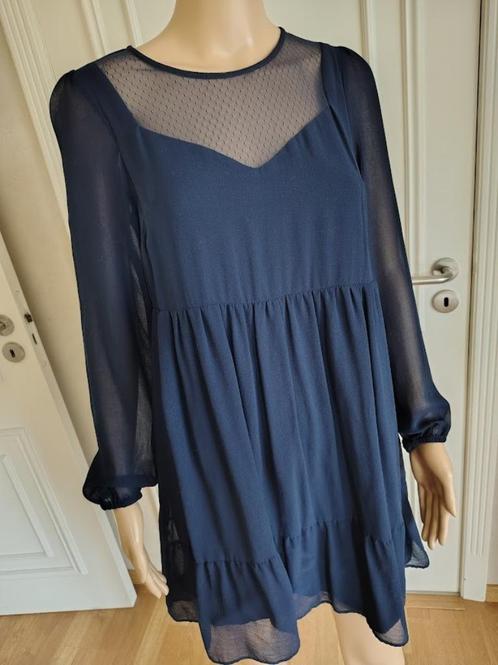 mooi blauw kleedje van naf naf, Kleding | Dames, Jurken, Zo goed als nieuw, Maat 34 (XS) of kleiner, Blauw, Knielengte, Ophalen of Verzenden