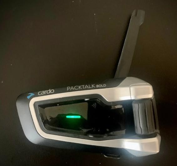 Cardo Packtalk Bold JBL – Motor Intercom – Topstaat, Motoren, Kleding | Motorhelmen, Dames, Overige typen, Ophalen of Verzenden