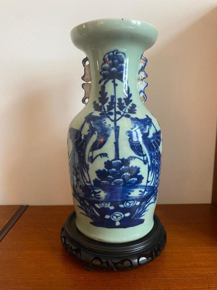 Celadon vaas 19de eeuw, China, Antiquités & Art, Antiquités | Porcelaine, Enlèvement ou Envoi