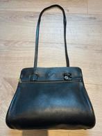 Vintage Delvaux handtas zwart, Noir, Sac à main, Enlèvement ou Envoi