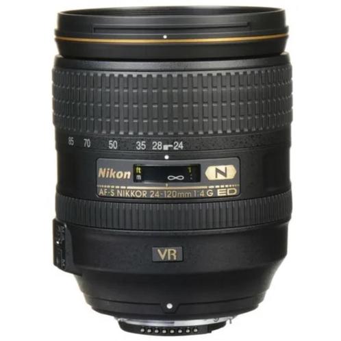 Nikon AF-S 24-120mm F/4.0G ED VR + HB-53 (zonnekap) + Soft l, Audio, Tv en Foto, Foto | Lenzen en Objectieven, Zo goed als nieuw