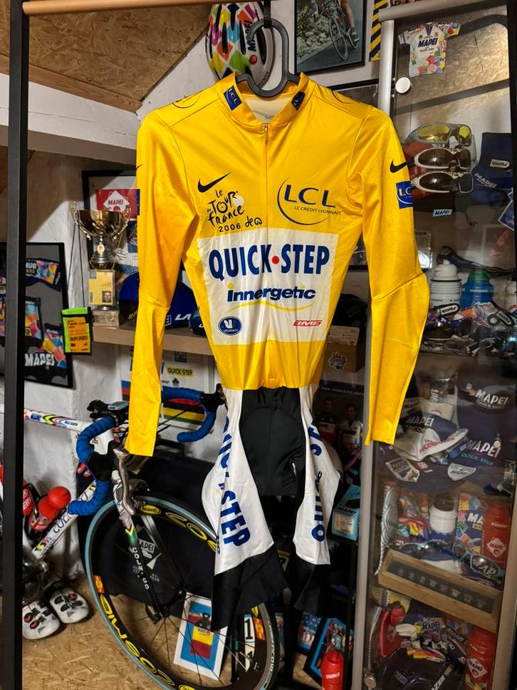 Tour de france - Tom Boonen, Fietsen en Brommers, Fietsaccessoires | Fietskleding, Zo goed als nieuw, L, Ophalen of Verzenden