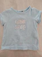 T shirt blauw maat 50, Kinderen en Baby's, Babykleding | Maat 50, Ophalen of Verzenden, Zo goed als nieuw, Jongetje, Shirtje of Longsleeve