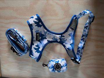 Nieuw WOEFFIE Y-harnas, leiband en poepzakjeshouder - maat L beschikbaar voor biedingen