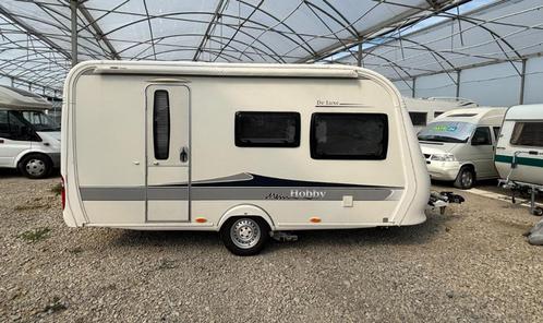 Hobby 420 KB De luxe  (mover, dakairco, luifel en voortent), Caravans en Kamperen, Caravans, Particulier, tot en met 4, 1000 - 1250 kg
