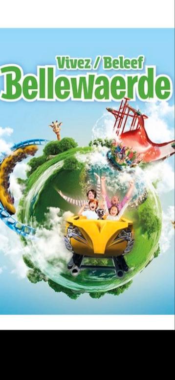 2 e-tickets Bellewaerde 55€(samen) geldig tot 12/10/2025 beschikbaar voor biedingen