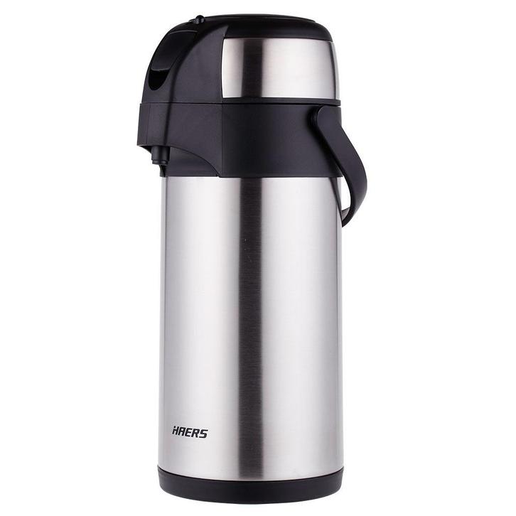 Thermos - Isoleerkan - Pompkan Inox - met duwpomp 3l - Nieuw, Huis en Inrichting, Keuken | Servies, Nieuw, Overige typen, Overige stijlen