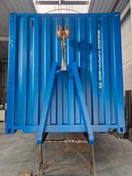 Zeecontainer met slede, Enlèvement