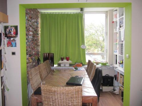 4 lime verduisterende gordijnen met enkele plooi / grote lap, Hobby en Vrije tijd, Stoffen en Lappen, Ophalen of Verzenden