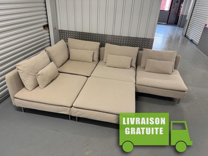 IKEA Soderhamn in exclusieve staat - Gratis levering, Huis en Inrichting, Zetels | Complete zithoeken, Zo goed als nieuw, Ophalen of Verzenden