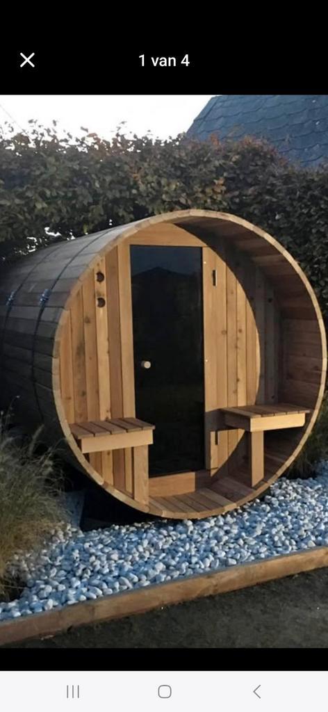 Barrel 3500. Als nieuw. Ook infra rood, Sport en Fitness, Sauna, Ophalen of Verzenden
