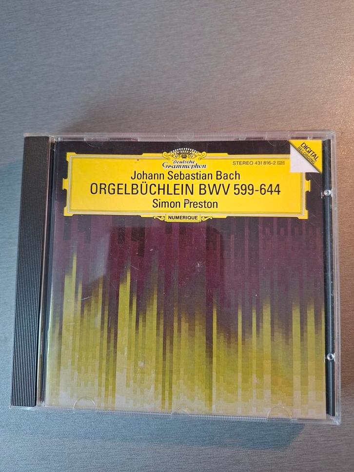 Cd. J.S. Bach. Orgelbuchlein. (DG Digital,  Simon Preston)., Cd's en Dvd's, Cd's | Klassiek, Ophalen of Verzenden