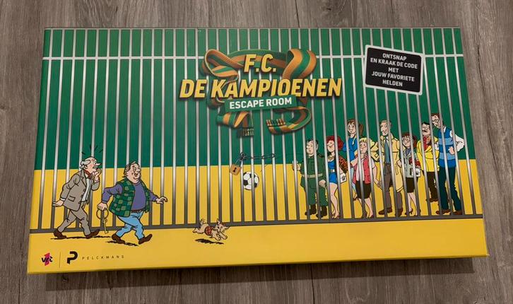 Bordspel fc de kampioenen escape room, Hobby en Vrije tijd, Gezelschapsspellen | Bordspellen, Zo goed als nieuw, Ophalen