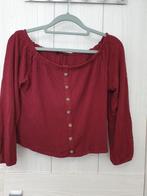 Bordeaux topje Bershka, Enlèvement ou Envoi, Comme neuf