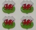 3D Wales gel vlag stickers UV-bestendig, Envoi, Neuf, Autres types
