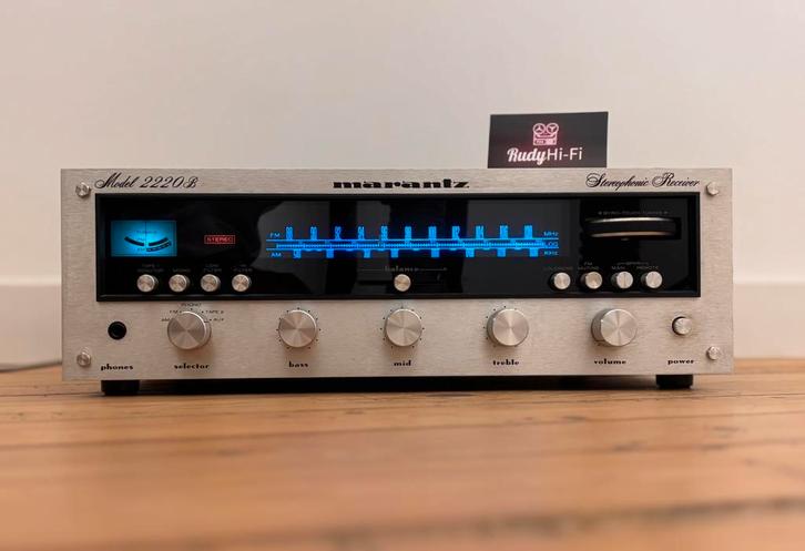 Marantz 2220B vintage receiver (service + LED upgrade), Antiek en Kunst, Antiek | Tv's en Audio, Ophalen of Verzenden
