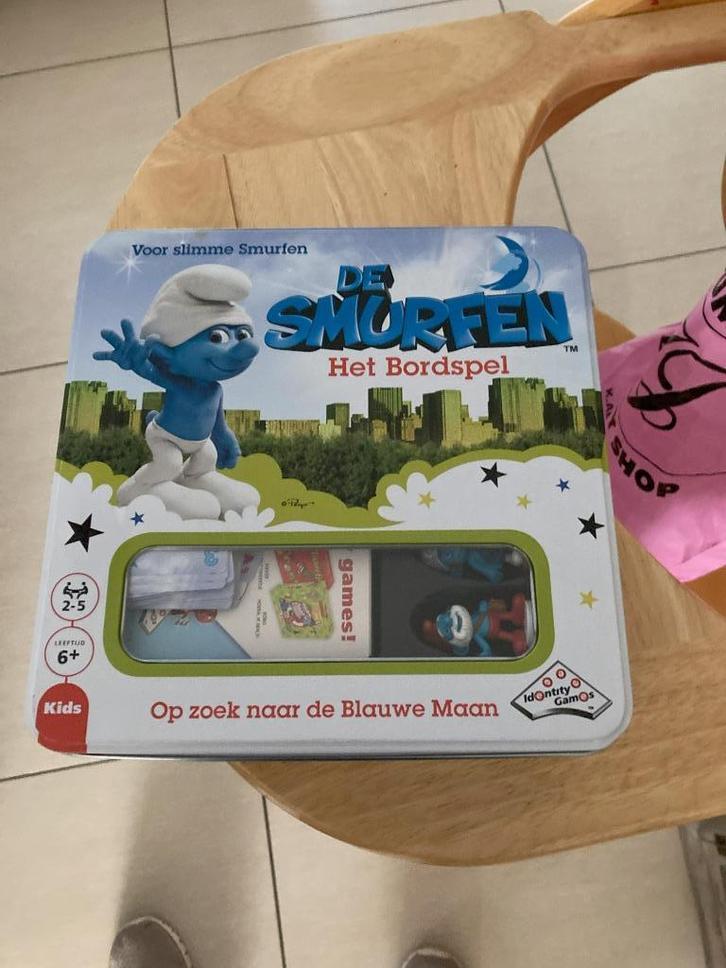 Het smurfenspel, Hobby en Vrije tijd, Gezelschapsspellen | Bordspellen, Zo goed als nieuw, Een of twee spelers, Drie of vier spelers
