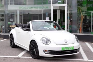 VW BEETLE CABRIOLET 2.0TDi 140CV DESIGN DSG GPS CUIR CLIM beschikbaar voor biedingen