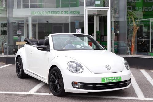 VW BEETLE CABRIOLET 2.0TDi 140CV DESIGN DSG GPS CUIR CLIM, Auto's, Volkswagen, Bedrijf, Te koop, Overige modellen, ABS, Adaptieve lichten