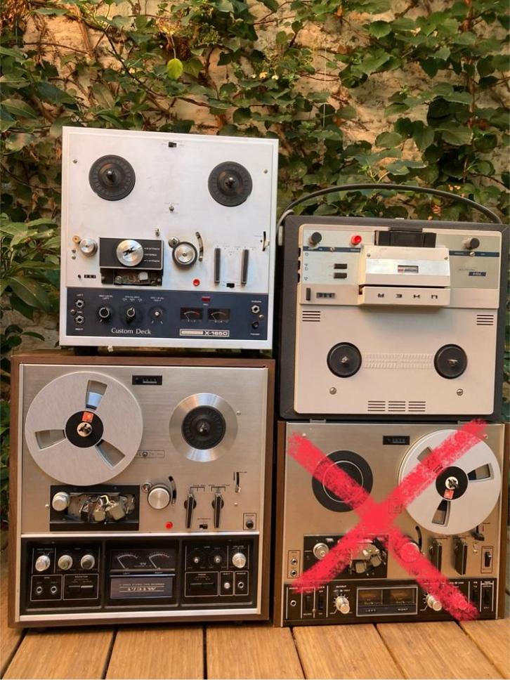 Lot Bandopnemers, Audio, Tv en Foto, Bandrecorder, Ophalen