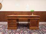 Klassiek Engels Chesterfield Bureau Partnerdesk, Antiek en Kunst, Ophalen of Verzenden