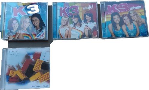 4 K3 CD's, Tele Romeo-Verliefd, Ushuaia, 10000 Luchtbalonnen, Cd's en Dvd's, Cd's | Kinderen en Jeugd, Gebruikt, Muziek, 3 tot 5 jaar