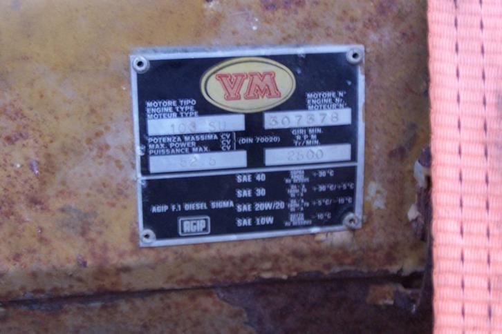 Italiaanse VM (Vicenti-Motory) Clark-motor of tractoren, Zakelijke goederen, Landbouw | Tractoren, 80 tot 120 Pk, Gebruikt, Ophalen