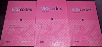 Vrg codex 2019-2020 deel 1,2,3, Enlèvement ou Envoi, Comme neuf