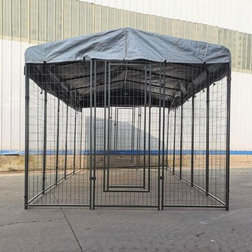 Chenil 10m² en panneaux + toiture complète enclos chien parc, Animaux & Accessoires, Accessoires pour chiens, Neuf, Envoi