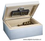 H140 ADORINI  HUMIDOR ALUMINIUM M DELUXE metalen behuizing, Verzamelen, Rookartikelen, Aanstekers en Luciferdoosjes, Verzenden