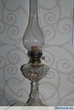 antieke petroliumlamp, Ophalen
