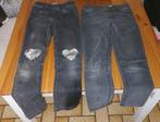 2 zwarte broeken meisje maat 122, Enlèvement, Utilisé, Fille, Pantalon