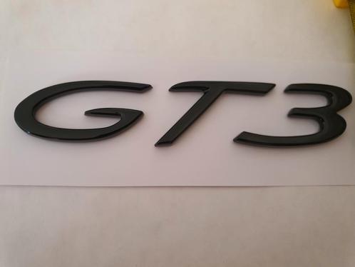 Porsche GT3 logo > glans zwart, Auto diversen, Autostickers, Ophalen of Verzenden