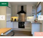 Moderne witte hoekkeuken met toestellen - zelf uit te breken, Huis en Inrichting, Ophalen, Wit, Hoekkeuken, Graniet of Steen