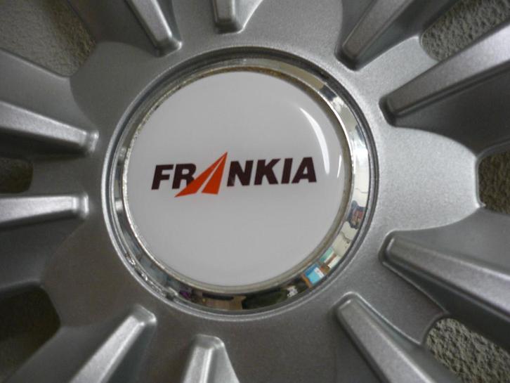 Frankia 3D doming naafstickers caravan en camper, Epoxy, Verzamelen, Stickers, Nieuw, Overige typen, Verzenden