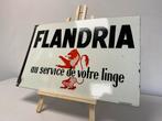 FLANDRIA emaille reclamebord, Antiek en Kunst, Antiek | Email, Ophalen of Verzenden